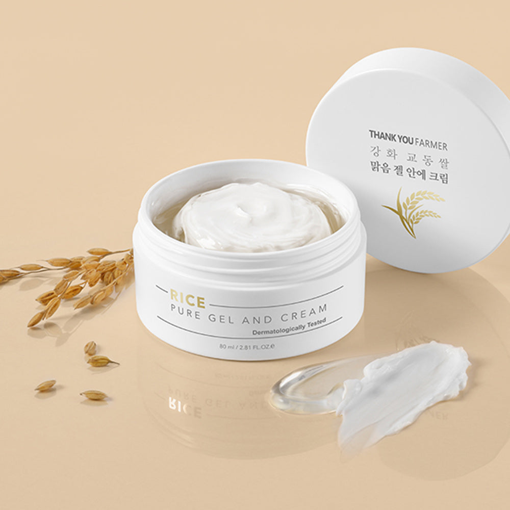 Rice Pure Gel and Cream 80ml
