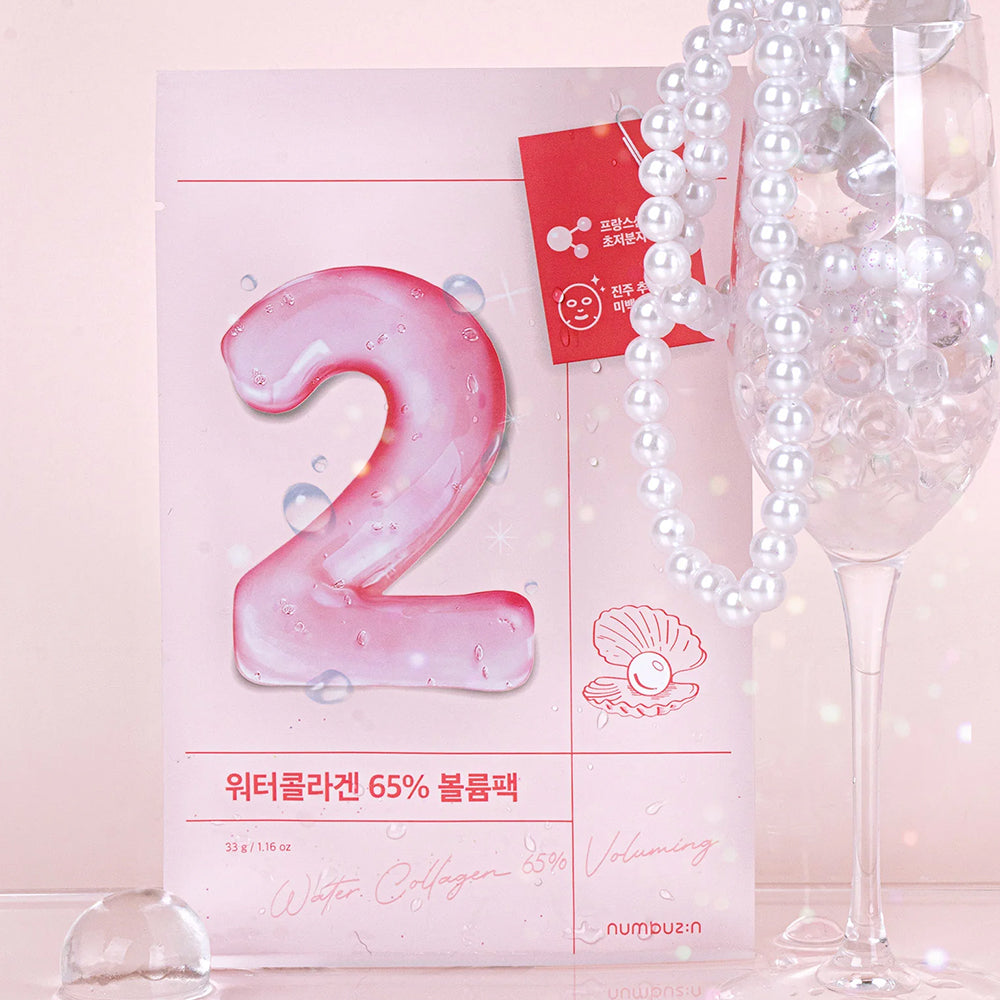 No.2 Water Collagen 65% Voluming Sheet Mask