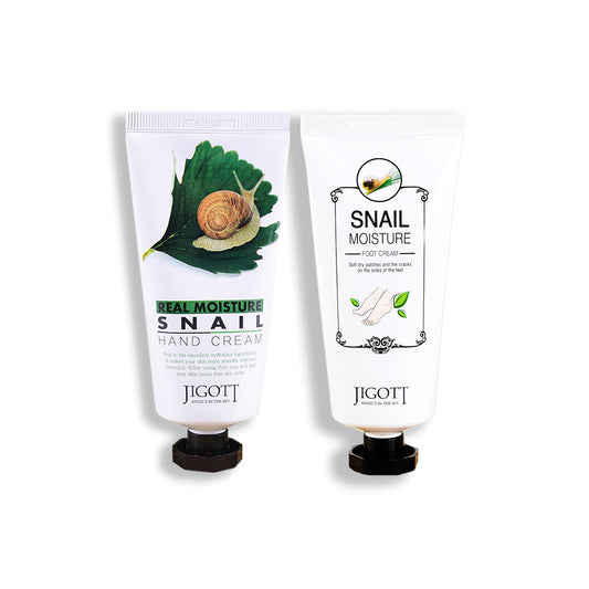 Real Moisture Snail Hand & Foot Cream Set 100ml/100ml